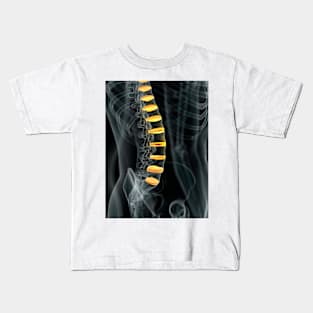 Human spinal intervertebral discs (F011/7098) Kids T-Shirt